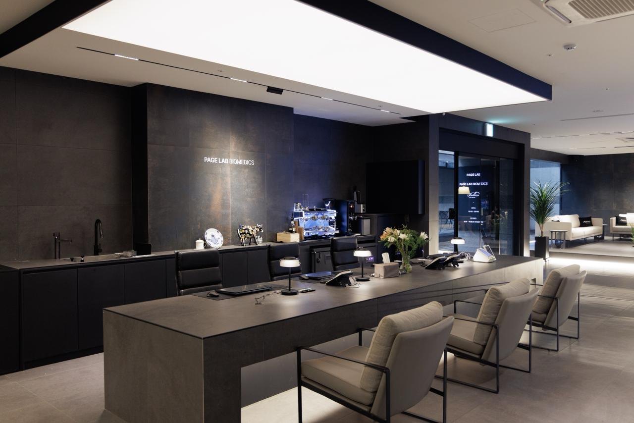 PAGE LAB BIOMEDICS office and consultation space in Seoul